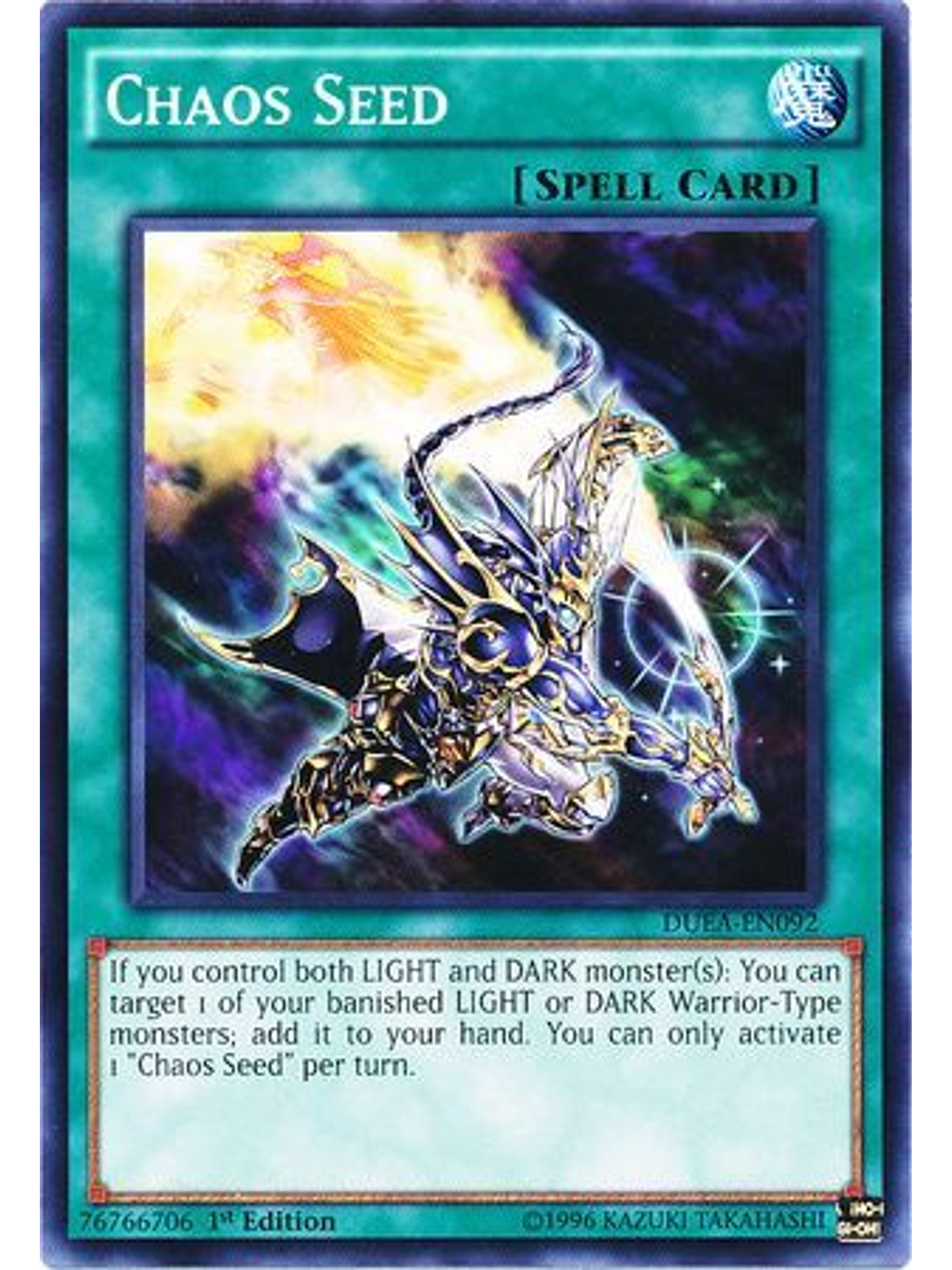Chaos Seed - duea-en092 - Common 1st Edition 1