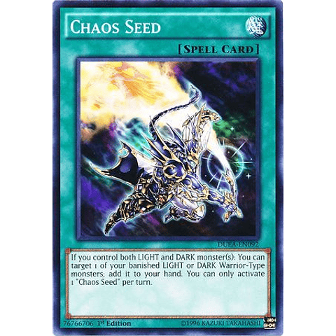 Chaos Seed - duea-en092 - Common 1st Edition