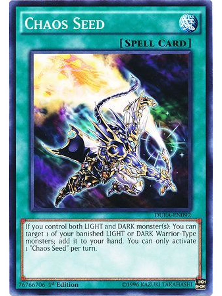 Chaos Seed - duea-en092 - Common 1st Edition 1