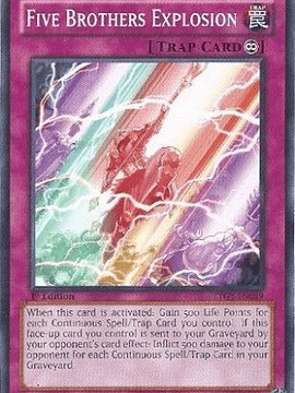Five Brothers Explosion - LTGY-EN089 - Common 1st Edition