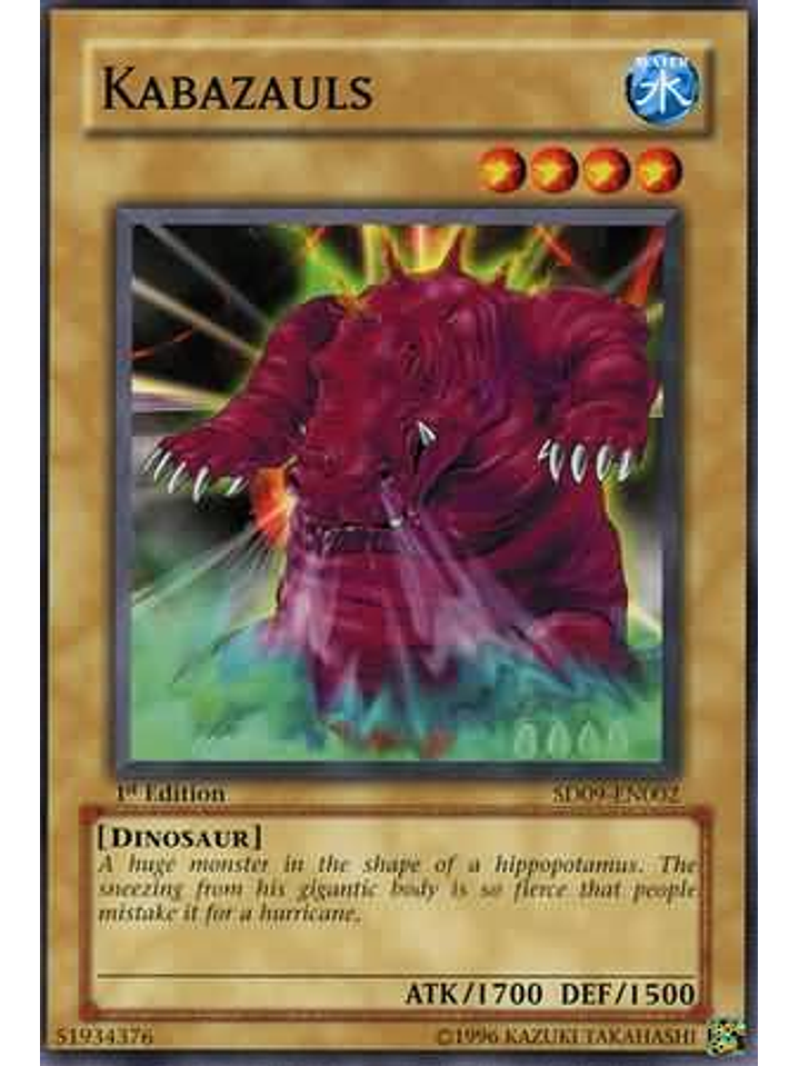 Kabazauls - SD09-EN002 - Common 1st Edition 1