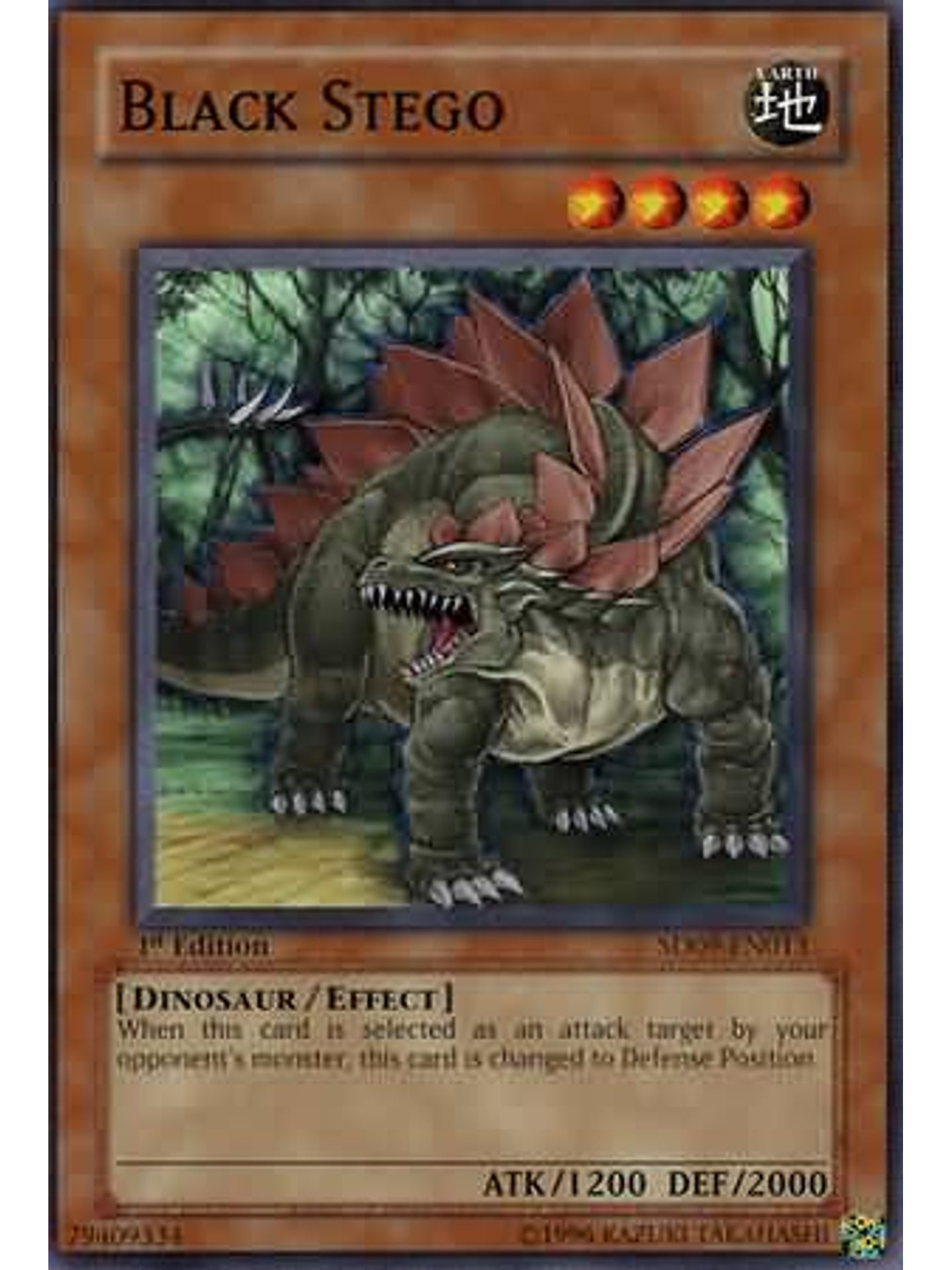 Black Stego - SD09-EN013 - Common 1st Edition 1