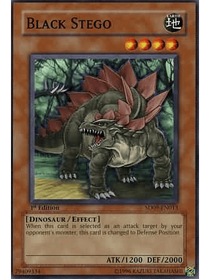 Black Stego - SD09-EN013 - Common 1st Edition