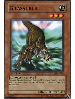 Gilasaurus - SD09-EN005 - Common 1st Edition