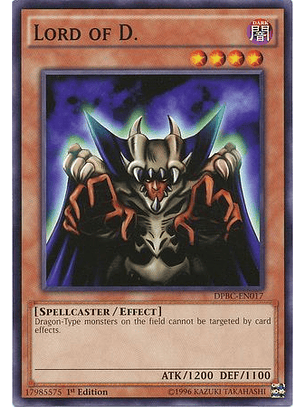 Lord of D. - DPBC-EN017 - Common 1st Edition