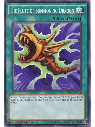 The Flute of Summoning Dragon - DPBC-EN018 - Common 1st Edition