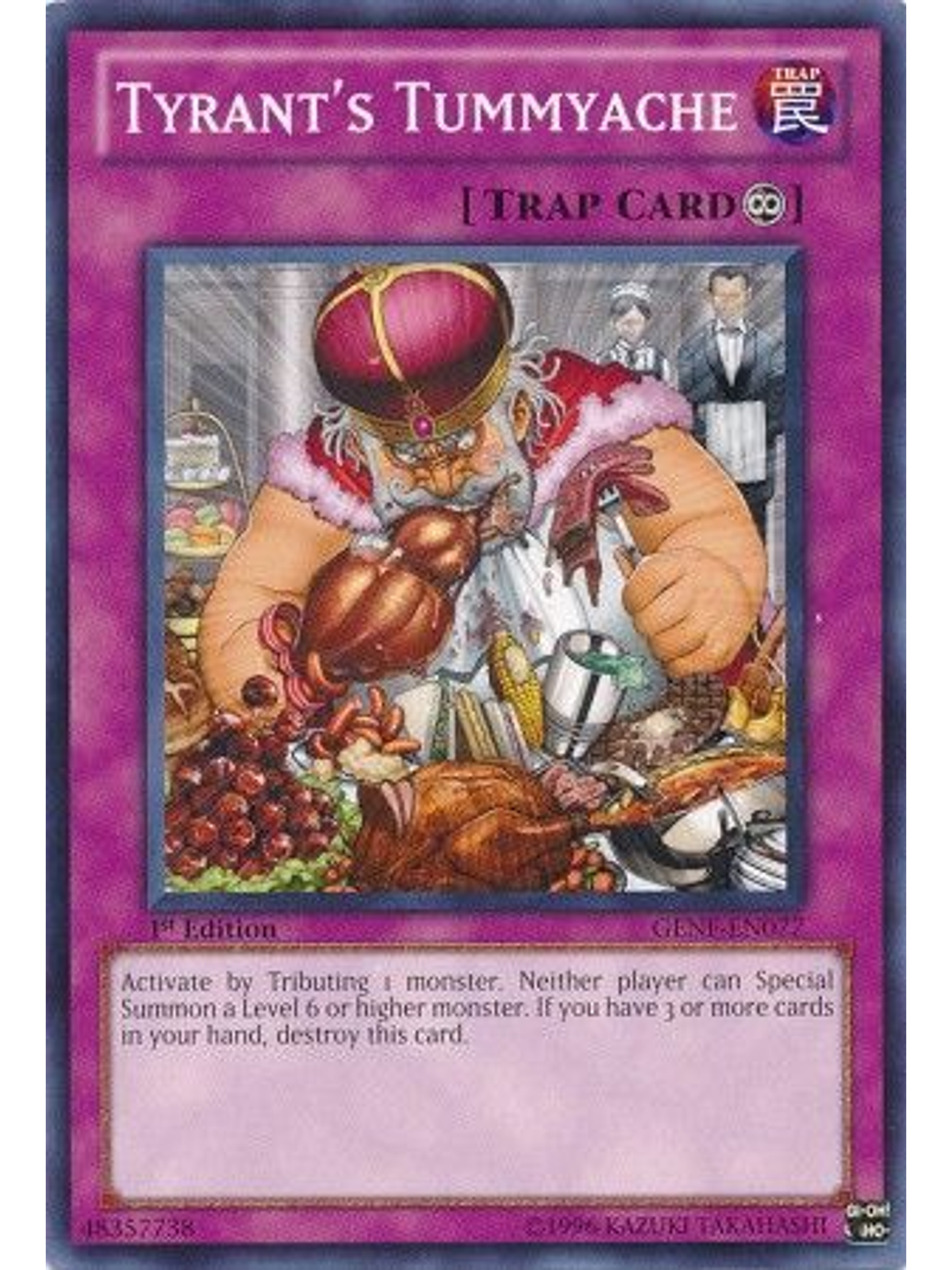 Tyrant's Tummyache - GENF-EN077 - Common 1st Edition 1