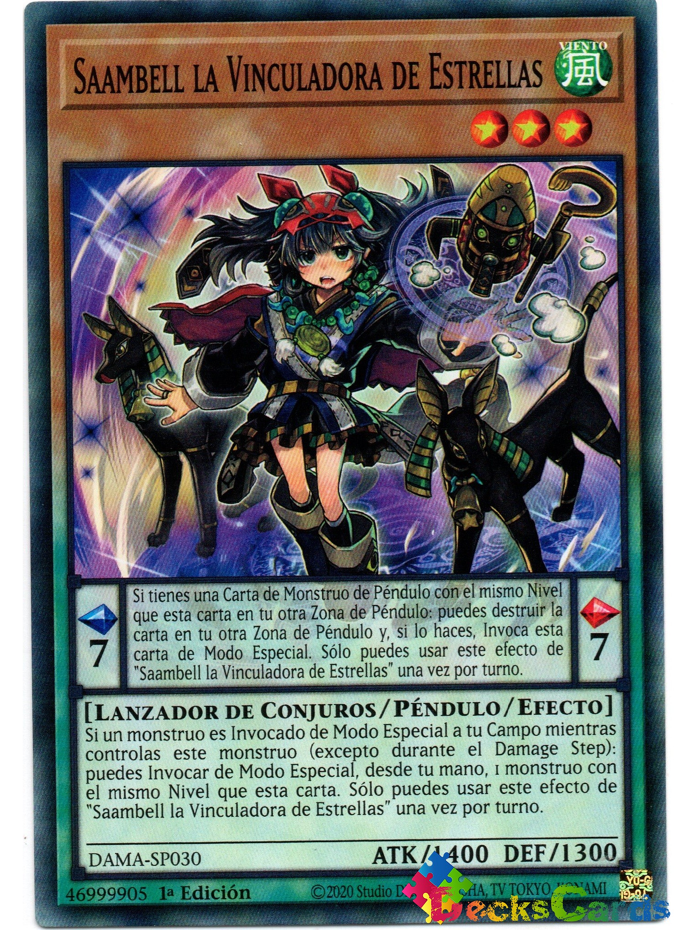 Saambell the Star Bonder - DAMA-EN030 - Common 1st Edition 1