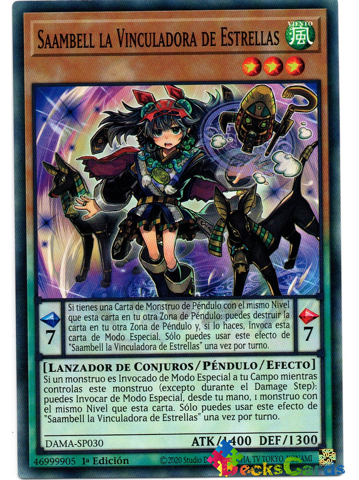 Saambell the Star Bonder - DAMA-EN030 - Common 1st Edition 1