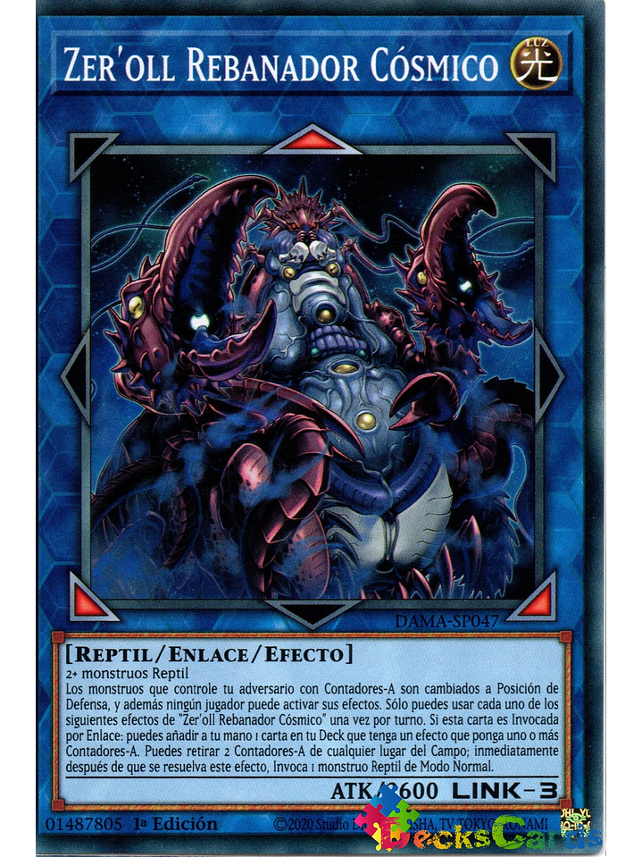 Cosmic Slicer Zer'oll - DAMA-EN047 - Common 1st Edition 1