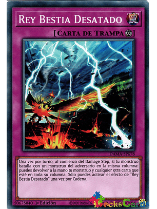 Beast King Unleashed - DAMA-EN078 - Common 1st Edition