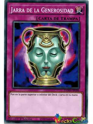 Jar of Generosity - DAMA-EN080 - Common 1st Edition