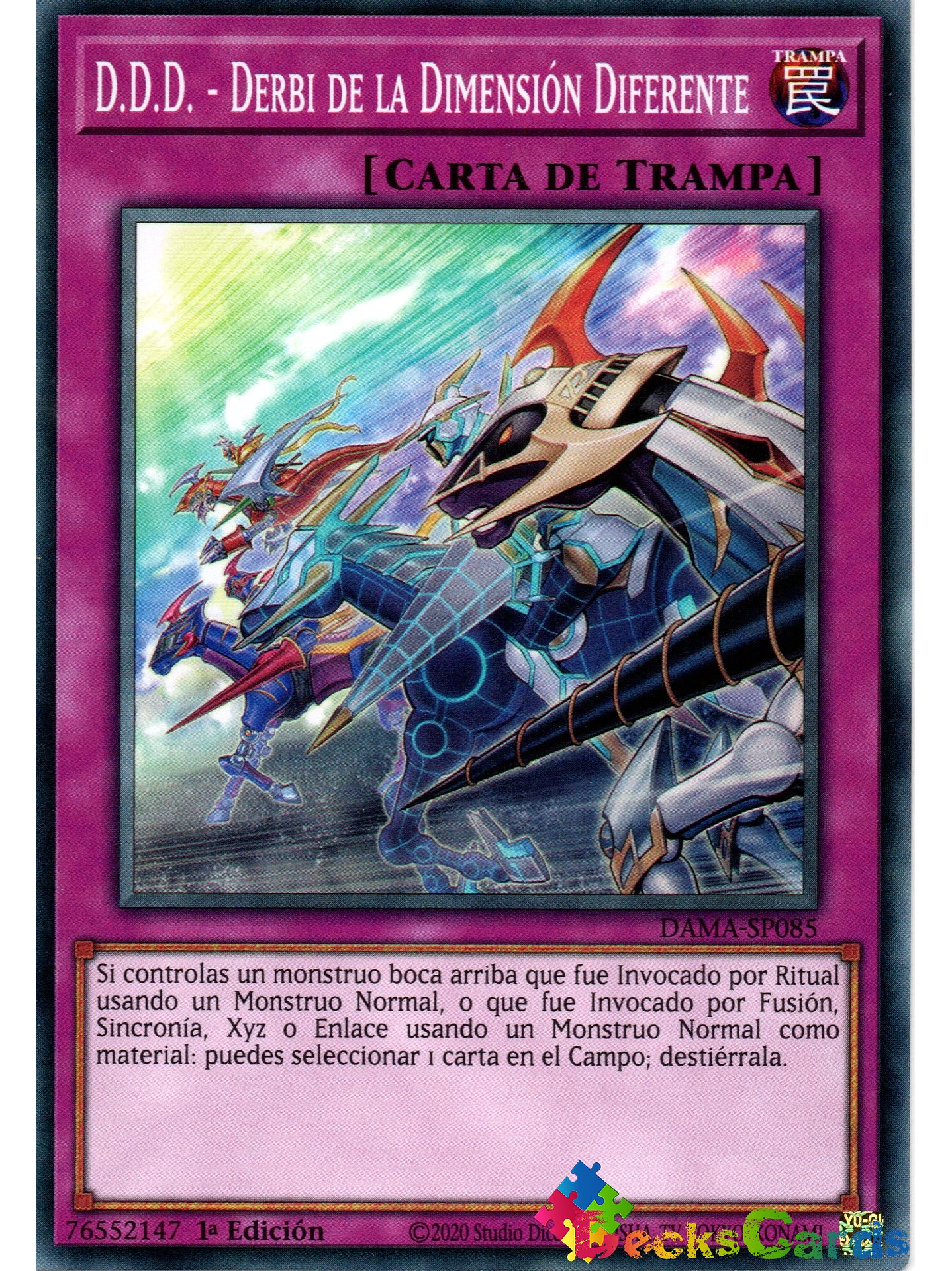 D.D.D. - Different Dimension Derby - DAMA-EN085 - Common 1st Edition 1