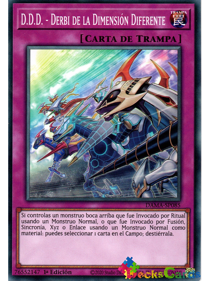 D.D.D. - Different Dimension Derby - DAMA-EN085 - Common 1st Edition 1