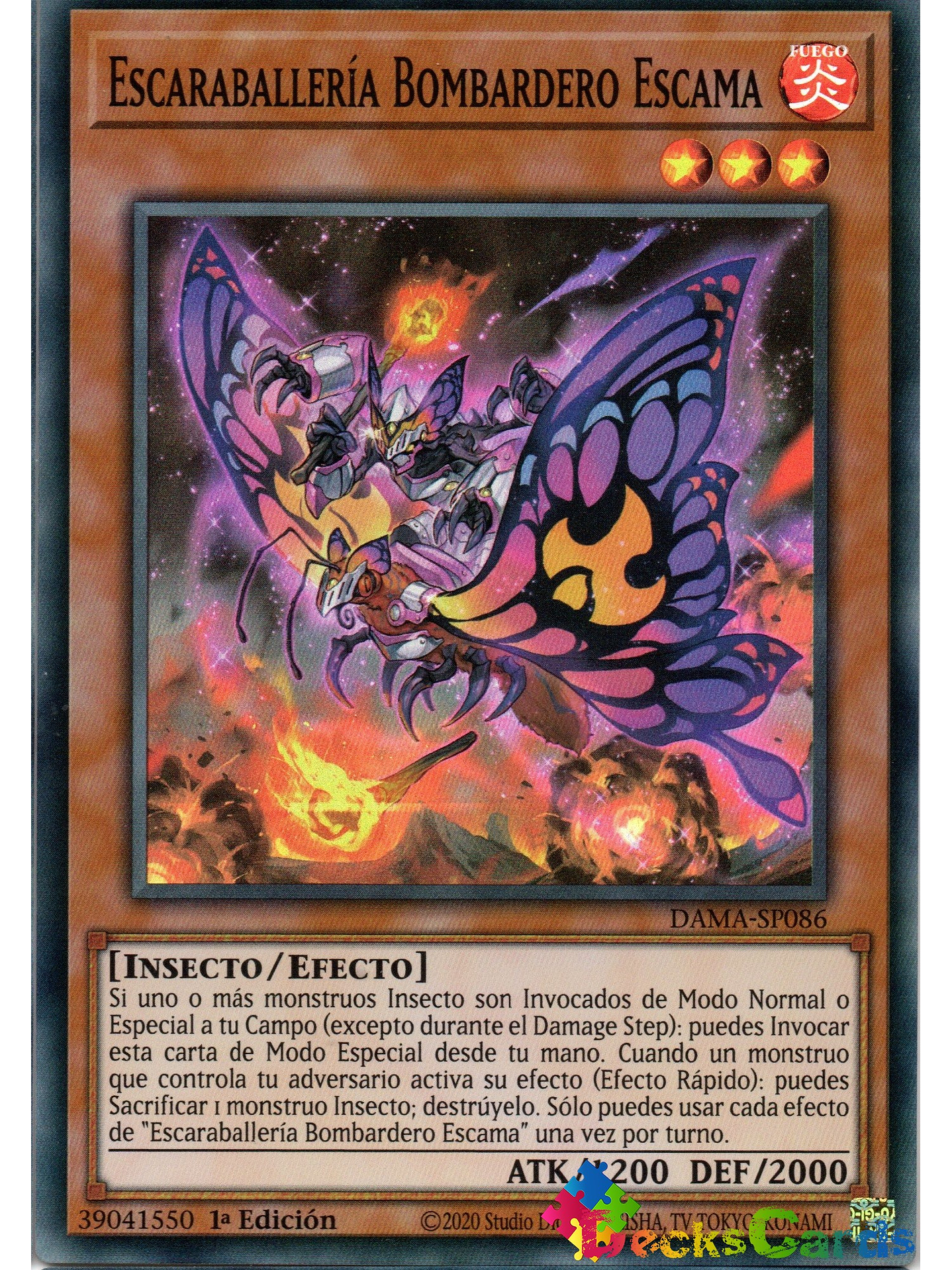 Beetrooper Scale Bomber - DAMA-EN086 - Super Rare 1st Edition 1