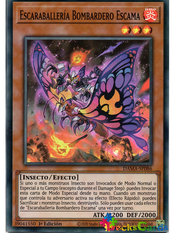 Beetrooper Scale Bomber - DAMA-EN086 - Super Rare 1st Edition 1