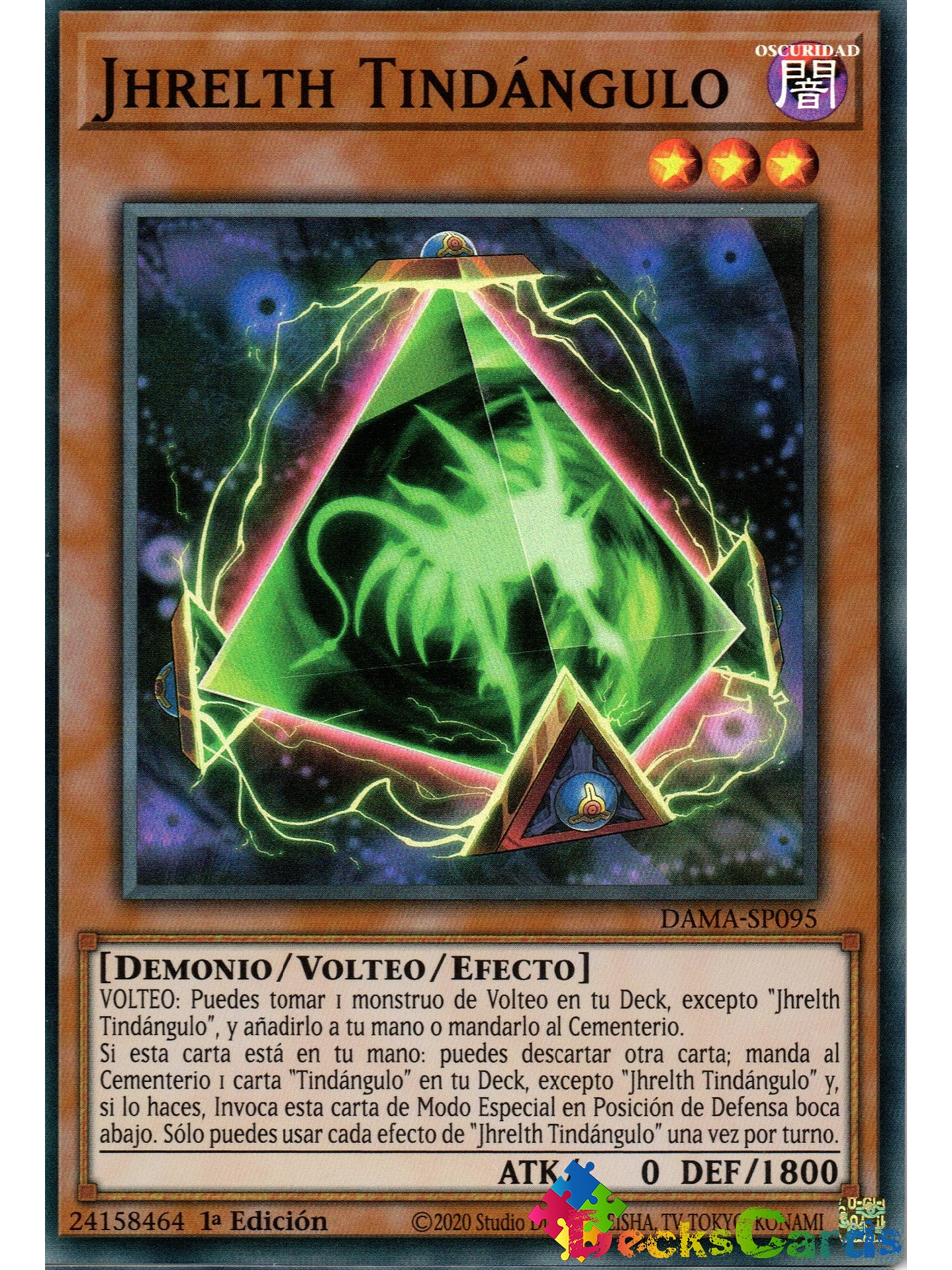 Tindangle Jhrelth - DAMA-EN095 - Super Rare 1st Edition 1