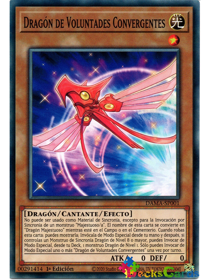 Converging Wills Dragon - DAMA-EN001 - Common 1st Edition 1