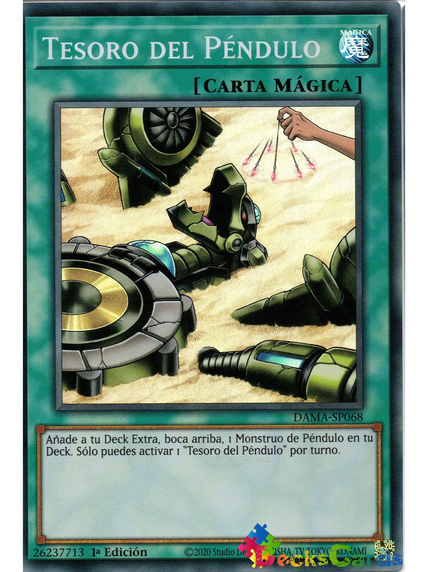 Pendulum Treasure - DAMA-EN068 - Super Rare 1st Edition 1