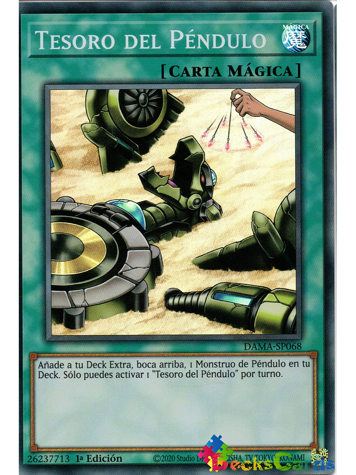 Pendulum Treasure - DAMA-EN068 - Super Rare 1st Edition 1