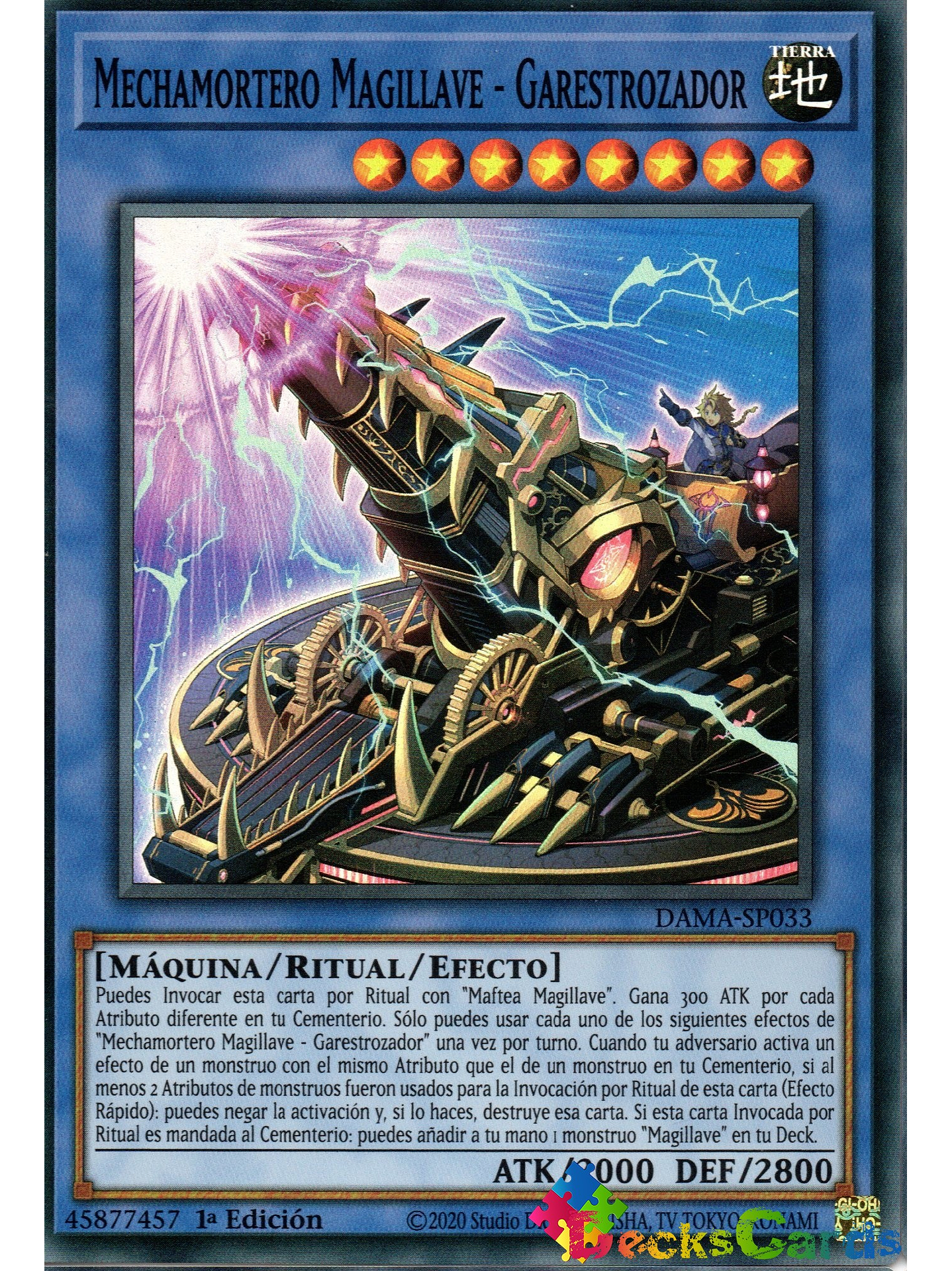 Magikey Mechmortar - Garesglasser - DAMA-EN033 - Super Rare 1st Edition 1