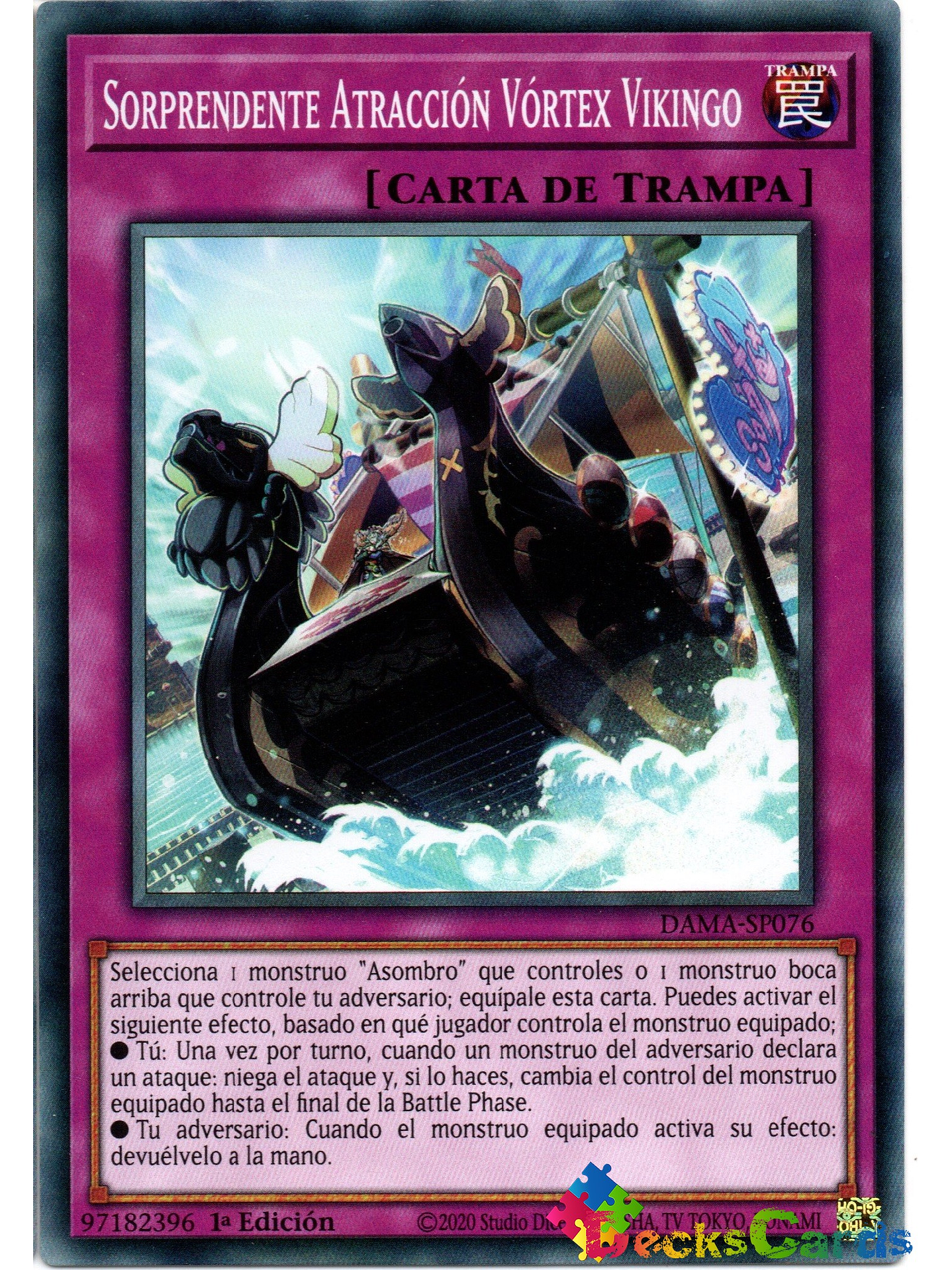 Amaze Attraction Viking Vortex - DAMA-EN076 - Common 1st Edition 1
