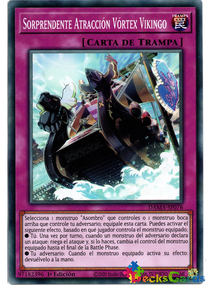 Amaze Attraction Viking Vortex - DAMA-EN076 - Common 1st Edition 1
