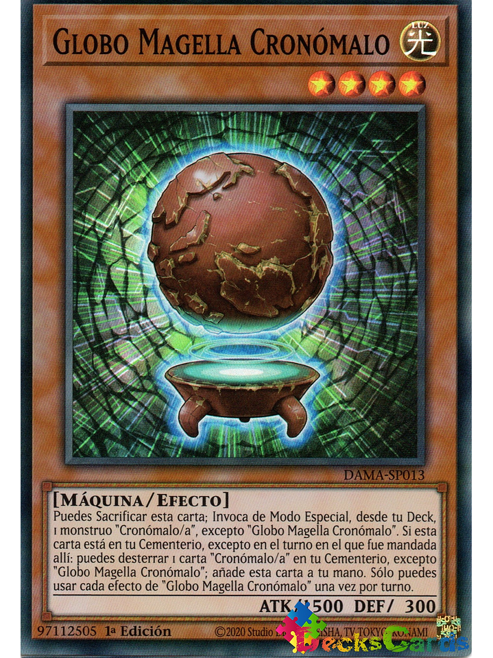 Chronomaly Magella Globe - DAMA-EN013 - Super Rare 1st Edition 1