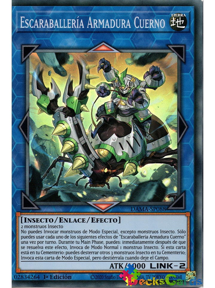 Beetrooper Armor Horn - DAMA-EN088 - Super Rare 1st Edition 1