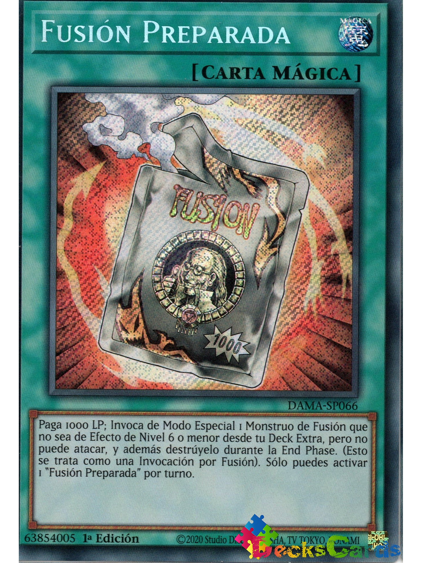 Ready Fusion - DAMA-EN066 - Secret Rare 1st Edition 1