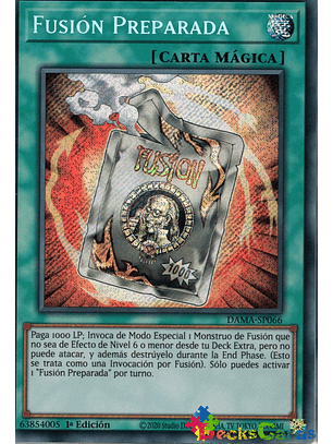 Ready Fusion - DAMA-EN066 - Secret Rare 1st Edition