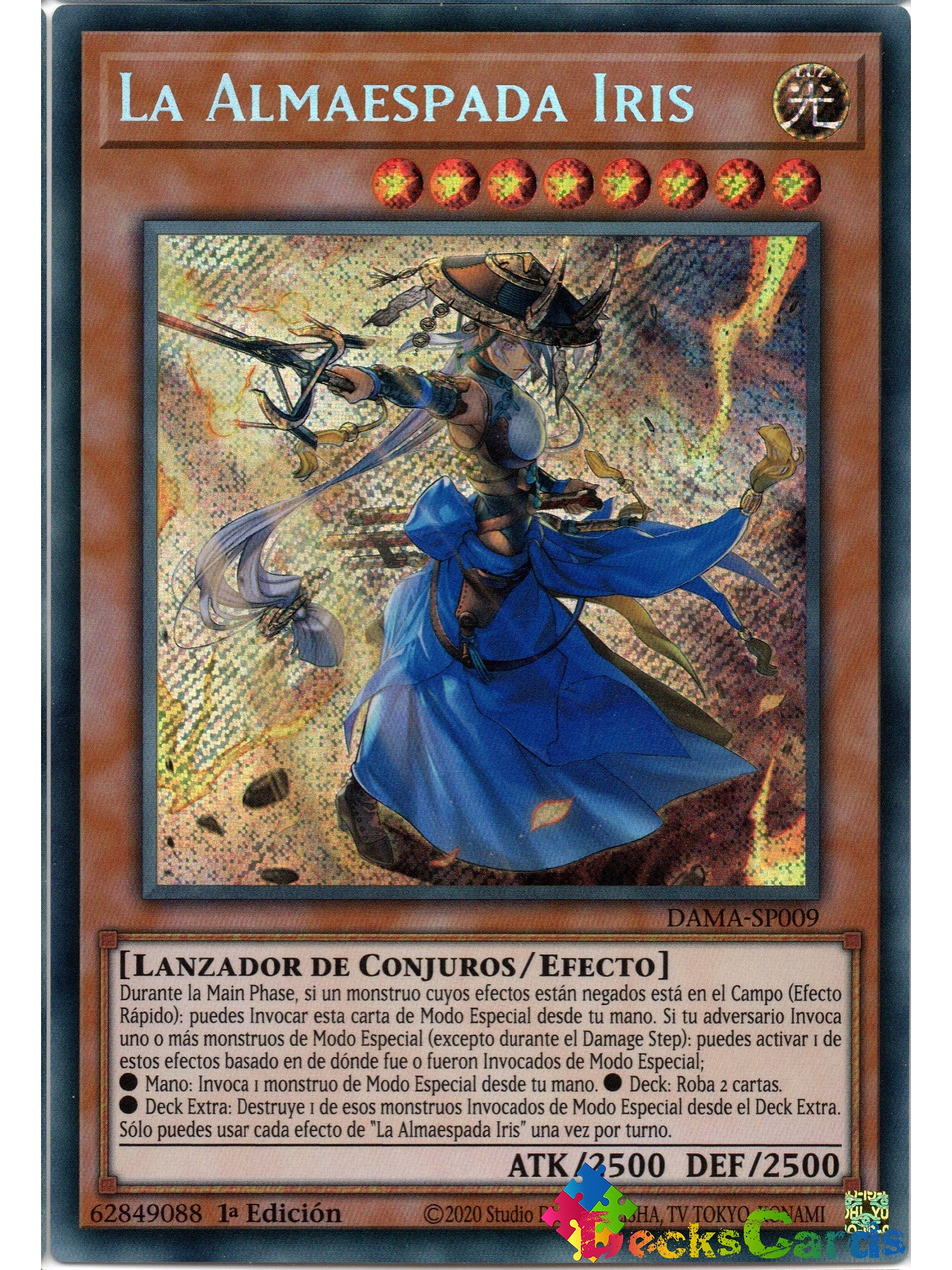 The Iris Swordsoul - DAMA-EN009 - Starlight Rare 1st Edition 1