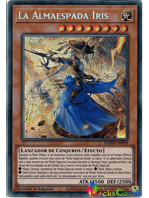 The Iris Swordsoul - DAMA-EN009 - Starlight Rare 1st Edition