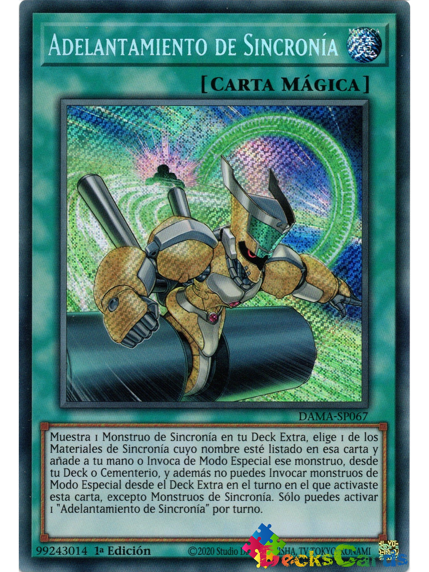 Synchro Overtake - DAMA-EN067 - Secret Rare 1st Edition 1