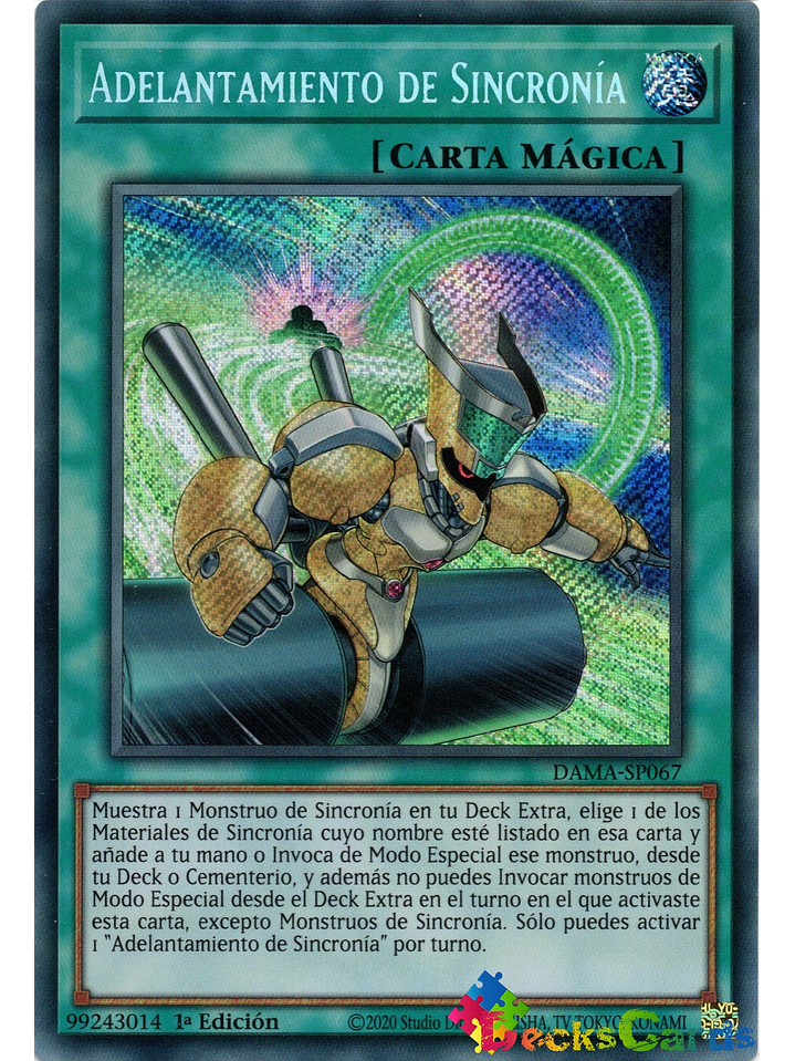 Synchro Overtake - DAMA-EN067 - Secret Rare 1st Edition 1