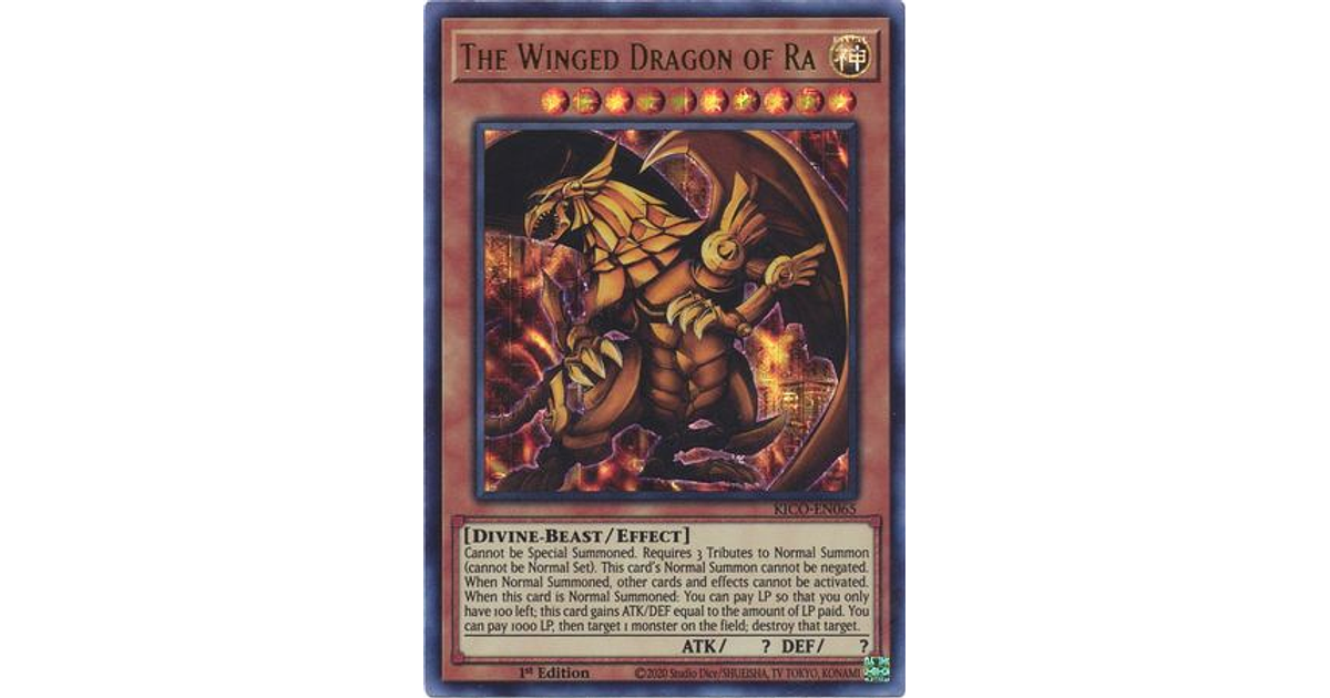 The Winged Dragon of Ra - KICO-EN065 - Ultra Rare 1st Edi