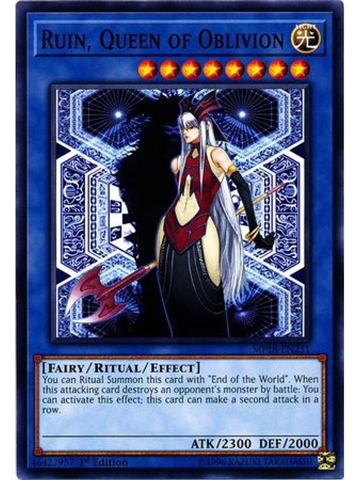 Ruin, Queen of Oblivion - MP18-EN231 - Common 1st Edition 1