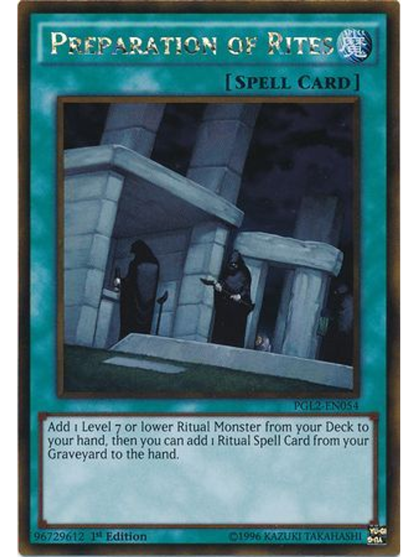 Preparation of Rites - PGL2-EN054 - Gold Rare 1st Edition 1