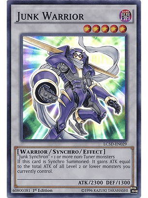 Junk Warrior - LC5D-EN029 - Super Rare 1st Edition