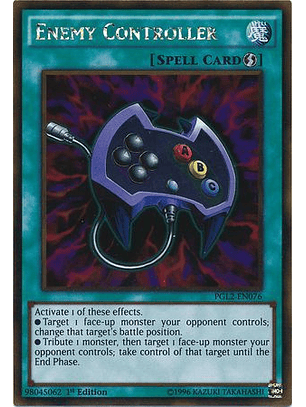 Enemy Controller - PGL2-EN076 - Gold Rare 1st Edition