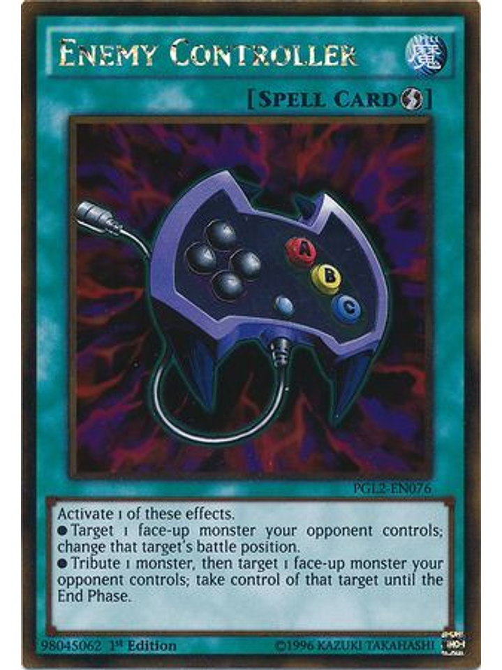 Enemy Controller - PGL2-EN076 - Gold Rare 1st Edition 1