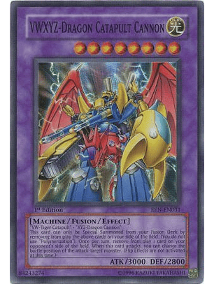 VWXYZ-Dragon Catapult Cannon - EEN-EN031 - Super Rare 1st Edition