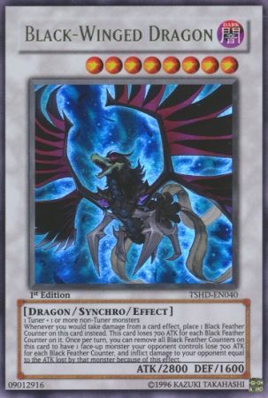 Black-Winged Dragon - TSHD-EN040 - Ultra Rare 1st Edition