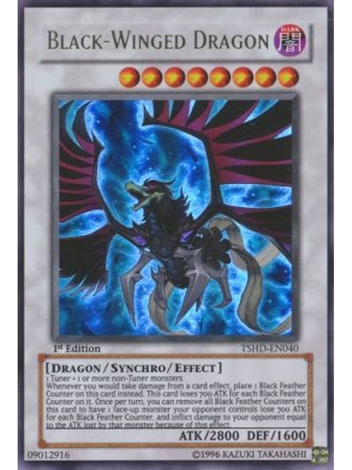 Black-Winged Dragon - TSHD-EN040 - Ultra Rare 1st Edition 1