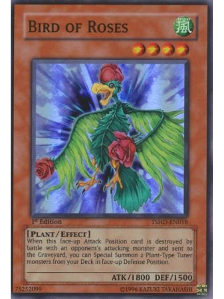 Bird of Roses - TSHD-EN018 - Super Rare 1st Edition 1