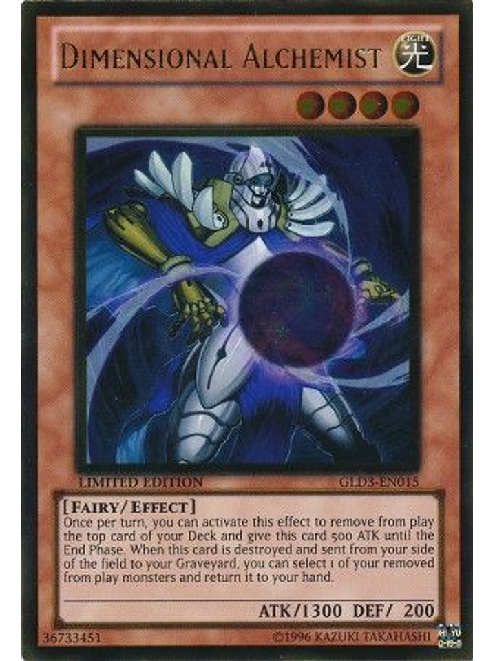Dimensional Alchemist - GLD3-EN015 - Gold Rare 1