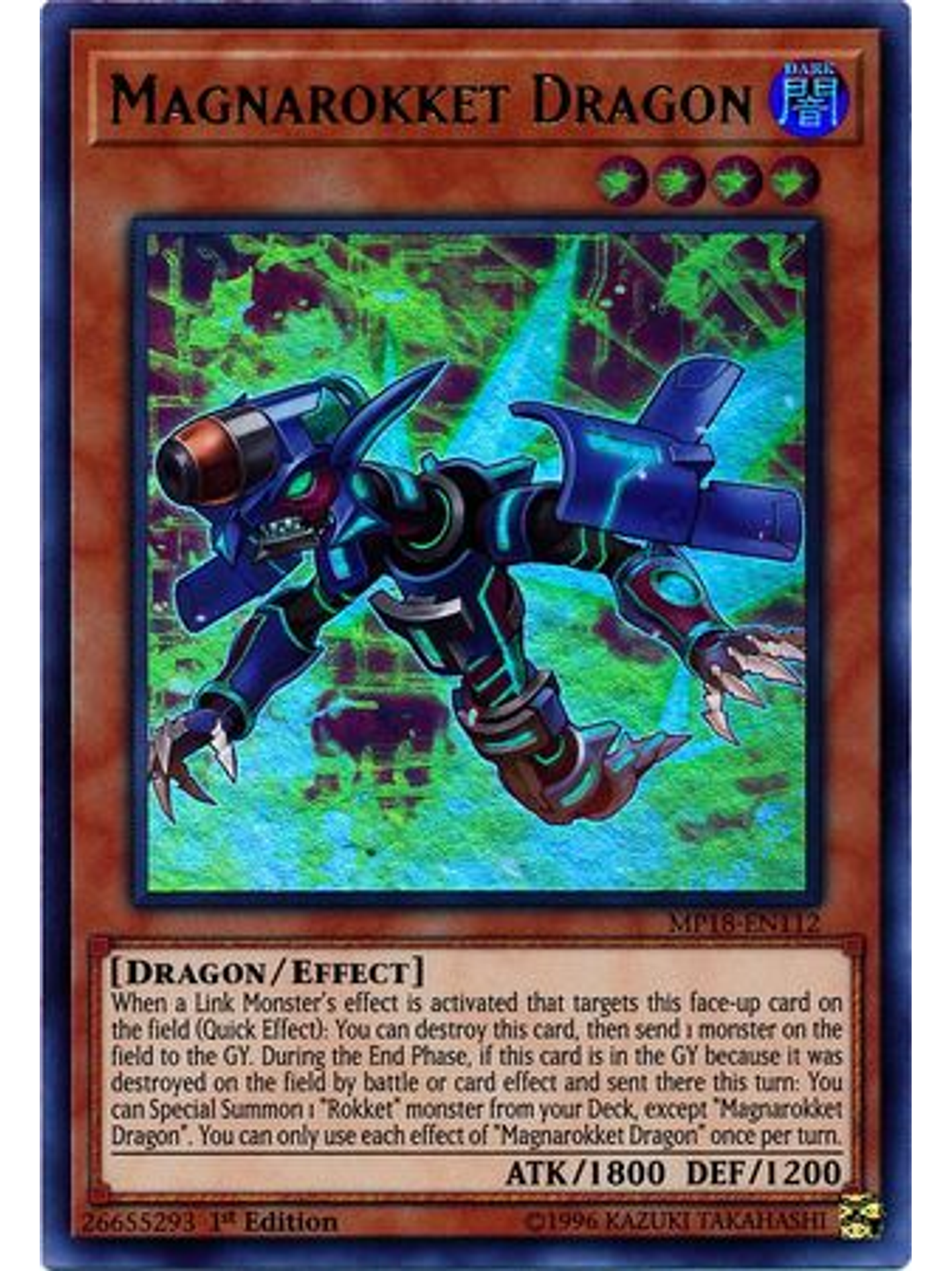 Magnarokket Dragon - MP18-EN112 - Ultra Rare 1st Edition 1