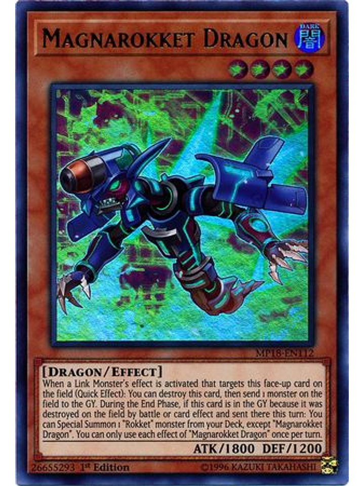 Magnarokket Dragon - MP18-EN112 - Ultra Rare 1st Edition 1