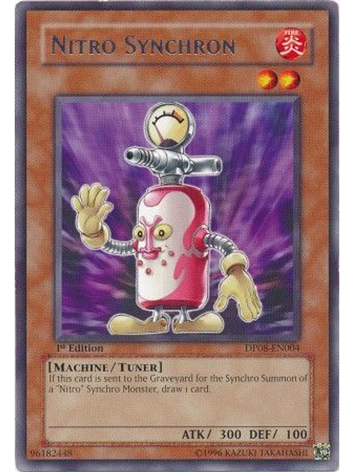Nitro Synchron - DP08-EN004 - Rare 1st Edition 1