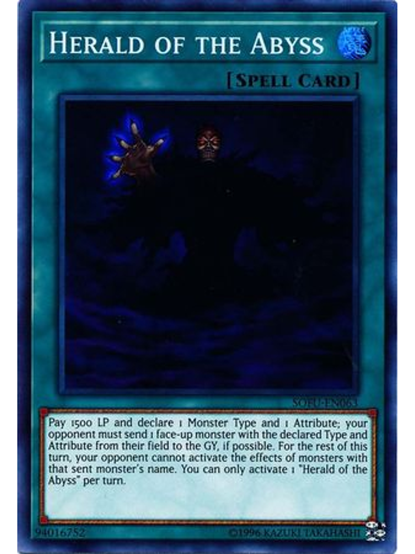 Herald of the Abyss - SOFU-EN063 - Super Rare Unlimited 1